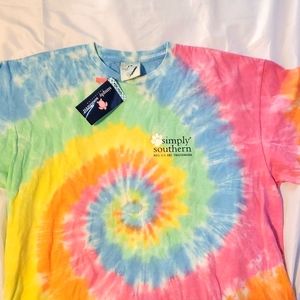 Simply southern tie dye tee shirt